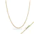 CJ 18” Collier de Ble Rond en Or Jaune 14K - 3,15gm