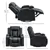 Fauteuil inclinable en simili cuir avec massage, vibration, télécomman