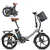 Folding Ebike-EMMO F7-105km Long Rang-Pedal-Assist and Throttle-Silver