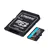 Kingston 256 Go MicroSD avec SD Adaptateur