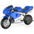 Vélo de poche MotoTec Phantom Gas 49cc 2 temps bleu