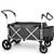 Poussette de chariot multifonction de luxe pliable pour bébé à deux pl