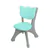 Ensemble de table bleu avec 2 chaises et paniers de rangement