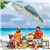 Parasol de plage de voyage de 6,5 pieds - Vert