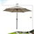 Parasol de patio à manivelle EasyGlide de 10 pieds - Tan