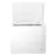 Hisense Congélateur coffre blanc de 8,8 pieds cubes avec dégivrage man