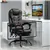 Chaise de bureau inclinable de massage Ultimate Comfort avec repose-pi