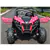 Voiture UTV 4x4 RC avec haut-parleurs Bluetooth rose