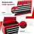 Tool chest with drawers, wheels, removable top and auto lock.