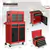 Tool chest with drawers, wheels, removable top and auto lock.