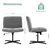 Chaise de bureau Criss Cross avec hauteur réglable et tissu en velours