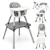 Ensemble table et chaises pour tout-petits - Gris