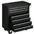 Mobile Lockable Toolbox, 7-Drawer Chest, Storage Organizer, Black