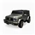 Mercedes Benz 24V 4x4 2 places Série G avec roues en caoutchouc