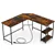 Bureau d'ordinateur en forme de L