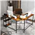 Bureau d'ordinateur en forme de L