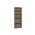 BOOKCASE - 72'H / DARK TAUPE WITH 5 SHELVES