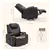 Fauteuil de massage SereneGlide - Marron