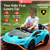 Voiture pour enfants Lamborghini Huracan STO deux places, Blu Glauco