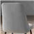 Chaises de cuisine modernes en velours gris (lot de 4)