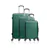Ensemble de bagages NICCI 3pièces dans la collection-Vert foncé
