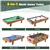 Ensemble de table de jeu combiné 4 en 1