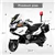 Moto Officier de Police pour Enfants 24V: Roues en Caoutchouc, Sirène