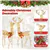 Ensemble de LED Rudolph scintillantes
