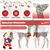 Ensemble de LED Rudolph scintillantes