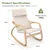 Fauteuil à bascule classique - beige