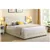 60' Queen Platform Storage Bed- White