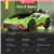 Voiture pour enfants Lamborghini Huracan STO deux places, Verde Ermes