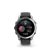 Garmin fenix E – 47 mm, AMOLED Acier inoxydable avec bracelet en silic