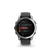 Garmin fenix E – 47 mm, AMOLED Acier inoxydable avec bracelet en silic