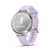 Garmin Lily 2 Active Argent avec Bracelet en Silicone Jasmin Violet