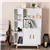 Armoire de garde-manger avec 2 portes et 5 tablettes