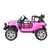 Pink 2025 12V Jeep Wrangler Style Kids Ride On One Seater Cars Leather