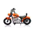 Orange 2025 36V Chopper Style Ride On Motorcycle For Big Kids