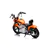 Orange 2025 36V Chopper Style Ride On Motorcycle For Big Kids