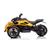 Yellow 2024 Upgraded 24V Spider Bike 2 Seater Kids Ride on Motorcycle