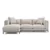 Valencia Bergen Sectional Sofa, Left-Arm Chaise, Beige