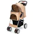 Poussette portative pour animaux de compagnie - Beige