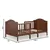 Lit convertible classique 2 en 1 en bois pour tout-petit