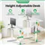 Bureau Électrique Réglable IMGadgets, 55' x 24' (White)