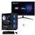 Tour de bureau de jeu QT Shield RTX 4060 + Moniteur de jeu Acer Predator V3 27 po WQHD