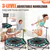 IMFIT Trampoline de Fitness Pliable avec Poignée Ajustable