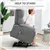 Fauteuil inclinable électrique rembourré en microfibre avec télécomman