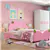 Lit pour enfant Twin rembourré à motif fraise