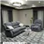 Sofa et fauteuil inclinables de luxe Crawford en gris