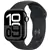 Apple Watch Series 10 42 mm Noir Jais avec bracelet Sport Noir - Taille S/M